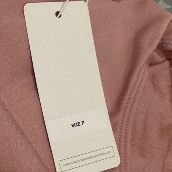 Class In ballet rose floral mesh accents petite leotard NWT - Picture 8 of 12